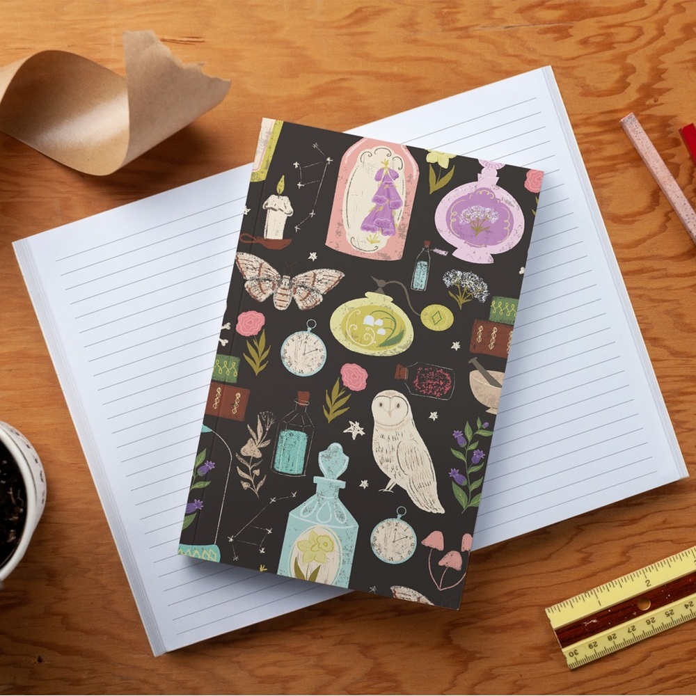 Owls & Potions Classic Layflat Notebook
By Denik, NWT 🦉🧙